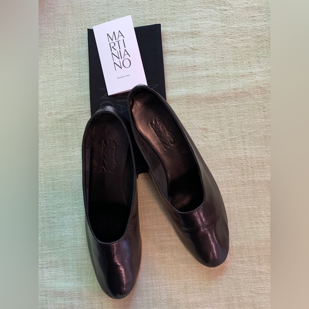 Martiniano Glove Black Size 39 NWT